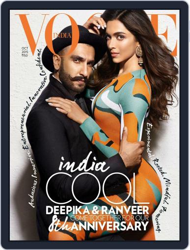 VOGUE India October 1st, 2015 Digital Back Issue Cover
