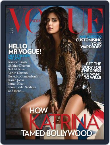 VOGUE India December 18th, 2013 Digital Back Issue Cover