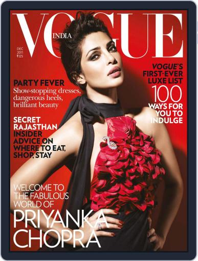 VOGUE India December 1st, 2011 Digital Back Issue Cover