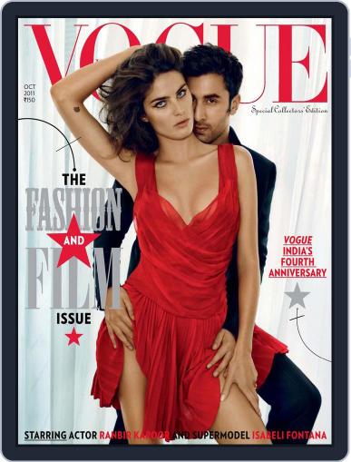 VOGUE India October 1st, 2011 Digital Back Issue Cover