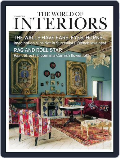 The World of Interiors February 1st, 2018 Digital Back Issue Cover