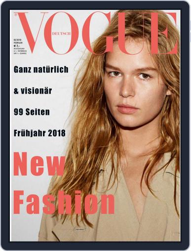 Vogue (D) February 1st, 2018 Digital Back Issue Cover