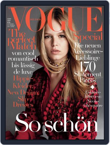 Vogue (D) March 1st, 2016 Digital Back Issue Cover