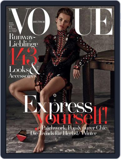 Vogue (D) August 1st, 2015 Digital Back Issue Cover