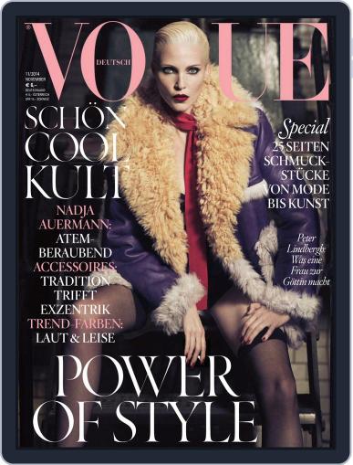 Vogue (D) November 1st, 2014 Digital Back Issue Cover