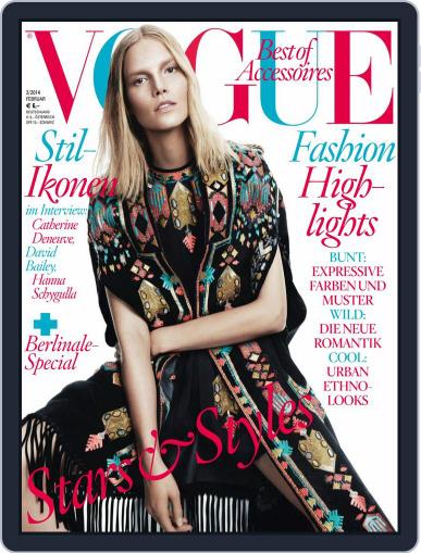 Vogue (D) February 1st, 2014 Digital Back Issue Cover