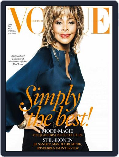 Vogue (D) April 1st, 2013 Digital Back Issue Cover