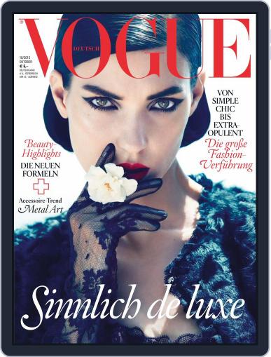Vogue (D) October 1st, 2012 Digital Back Issue Cover