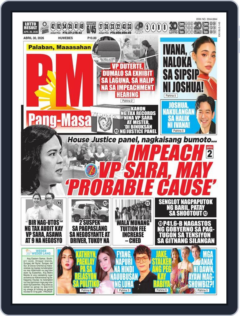 Pang Masa (Digital) Subscription