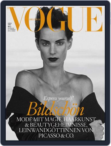 Vogue (D) April 1st, 2012 Digital Back Issue Cover