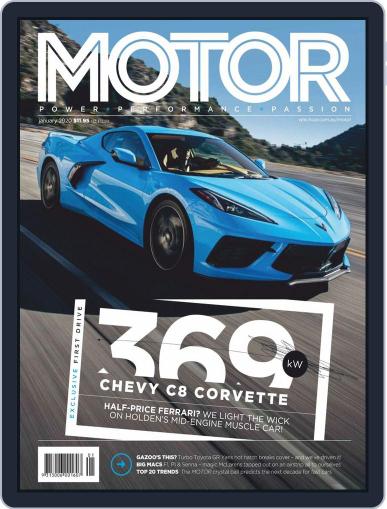Motor Magazine Australia January 1st, 2020 Digital Back Issue Cover