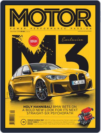 Motor Magazine Australia December 1st, 2019 Digital Back Issue Cover