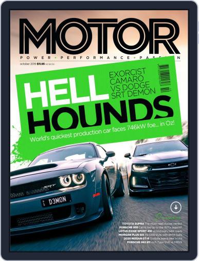 Motor Magazine Australia October 1st, 2019 Digital Back Issue Cover