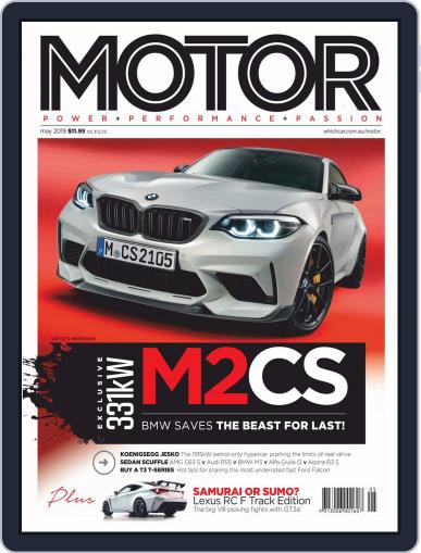 Motor Magazine Australia May 1st, 2019 Digital Back Issue Cover