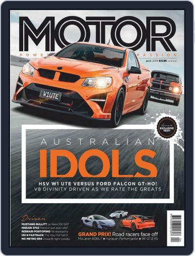 Motor Magazine Australia April 1st, 2019 Digital Back Issue Cover