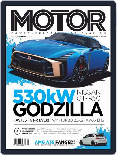 Motor Magazine Australia January 1st, 2019 Digital Back Issue Cover