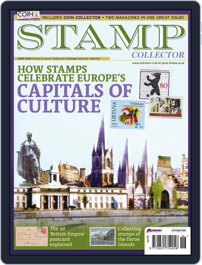 Stamp Collector (Digital) Subscription                    June 1st, 2026 Issue