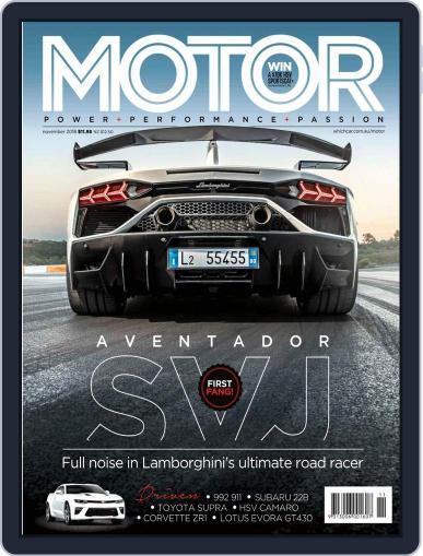 Motor Magazine Australia November 1st, 2018 Digital Back Issue Cover