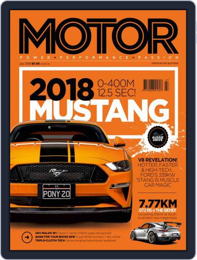 Motor Magazine Australia July 1st, 2018 Digital Back Issue Cover