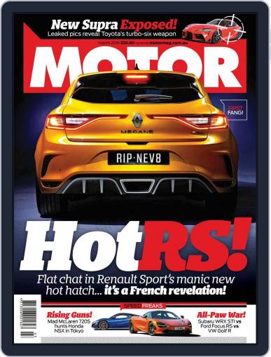 Motor Magazine Australia March 1st, 2018 Digital Back Issue Cover