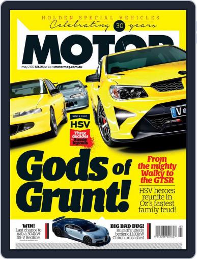 Motor Magazine Australia May 1st, 2017 Digital Back Issue Cover