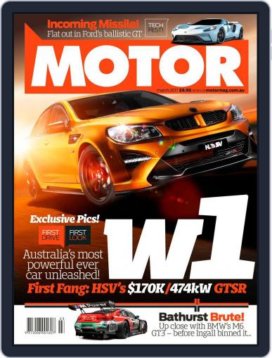 Motor Magazine Australia March 1st, 2017 Digital Back Issue Cover