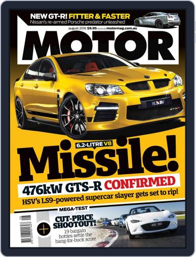 Motor Magazine Australia July 6th, 2016 Digital Back Issue Cover