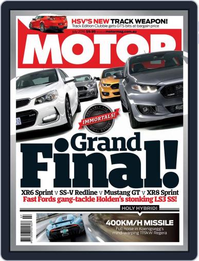 Motor Magazine Australia June 1st, 2016 Digital Back Issue Cover
