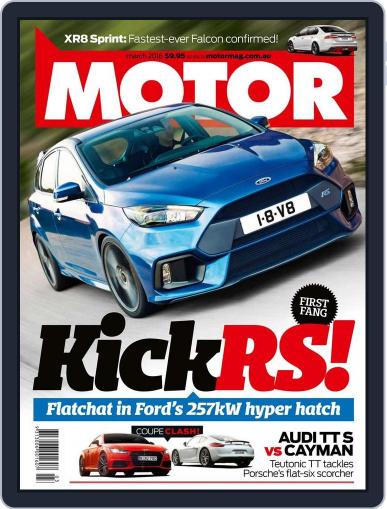 Motor Magazine Australia February 3rd, 2016 Digital Back Issue Cover