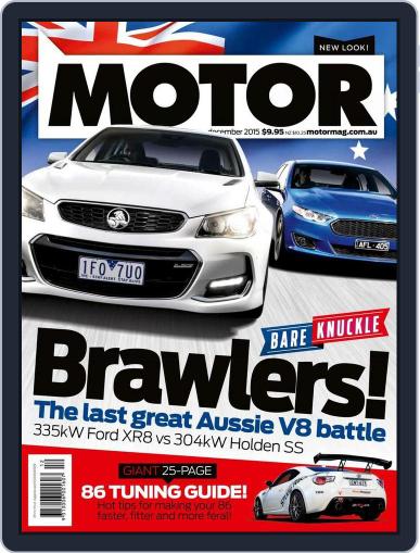 Motor Magazine Australia November 4th, 2015 Digital Back Issue Cover