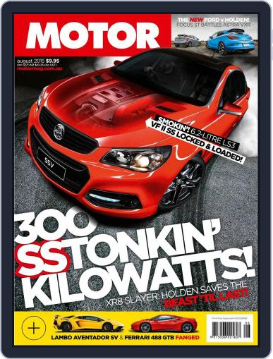 Motor Magazine Australia July 2nd, 2015 Digital Back Issue Cover