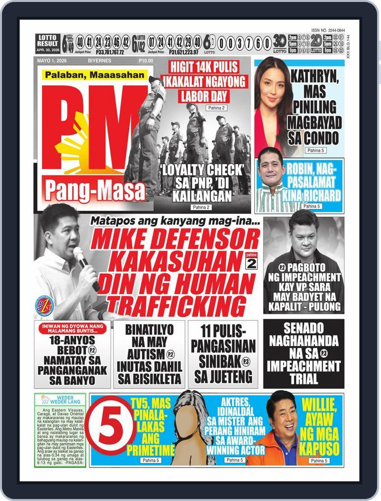 Pang Masa (Digital) Subscription