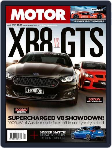 Motor Magazine Australia March 5th, 2015 Digital Back Issue Cover