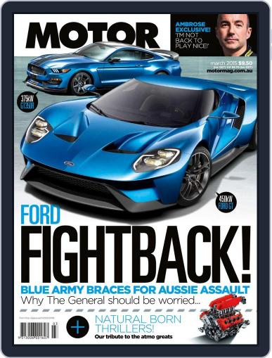 Motor Magazine Australia March 1st, 2015 Digital Back Issue Cover