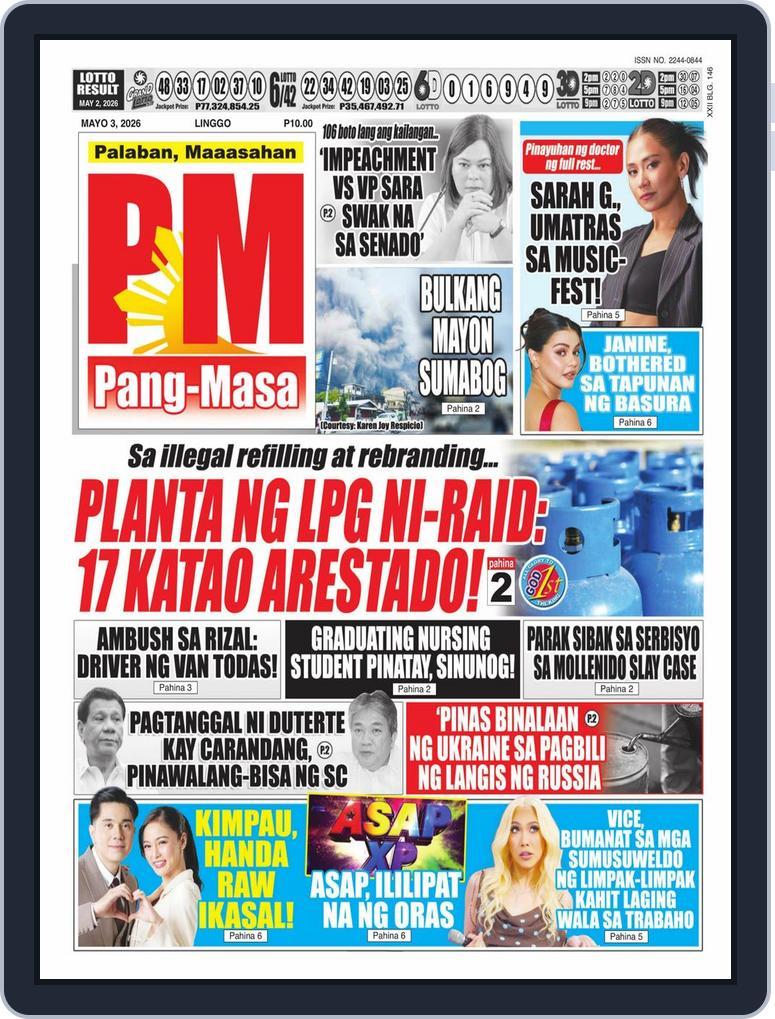 Pang Masa (Digital) Subscription