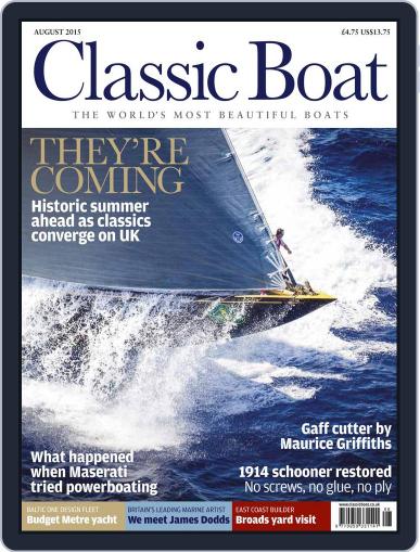 Classic Boat August 1st, 2015 Digital Back Issue Cover