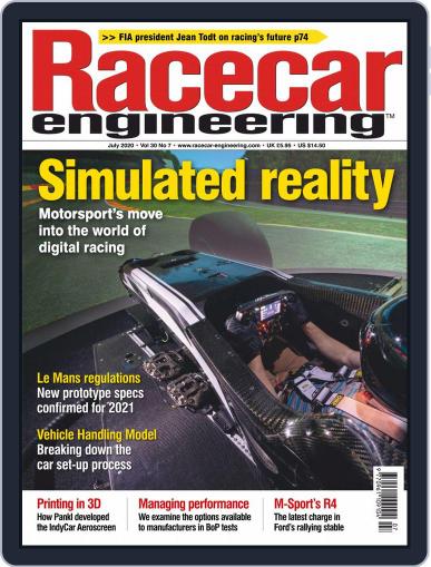 Racecar Engineering July 1st, 2020 Digital Back Issue Cover