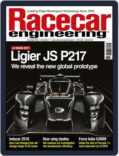 Racecar Engineering November 1st, 2016 Digital Back Issue Cover