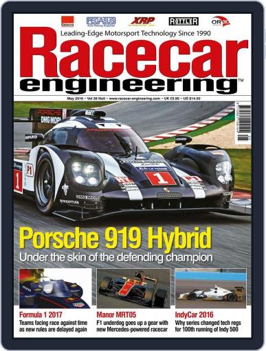Racecar Engineering April 8th, 2016 Digital Back Issue Cover
