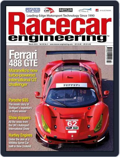 Racecar Engineering February 5th, 2016 Digital Back Issue Cover