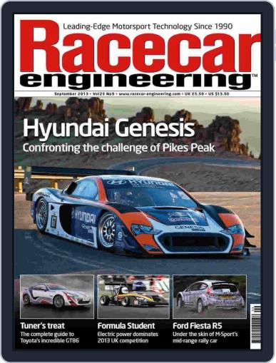 Racecar Engineering August 13th, 2013 Digital Back Issue Cover