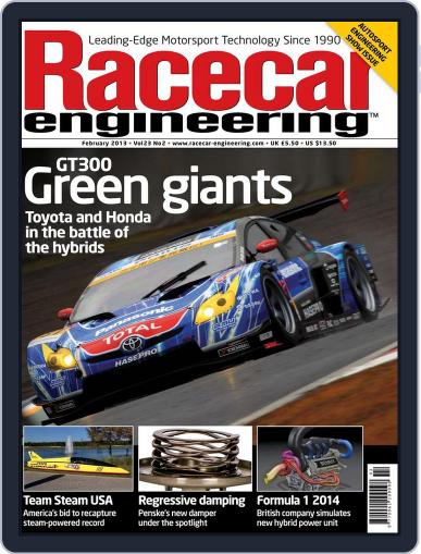 Racecar Engineering January 2nd, 2013 Digital Back Issue Cover