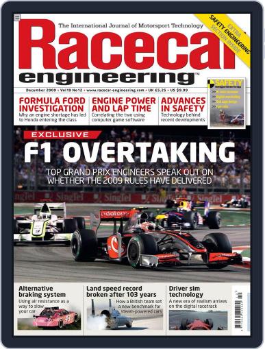 Racecar Engineering November 12th, 2009 Digital Back Issue Cover