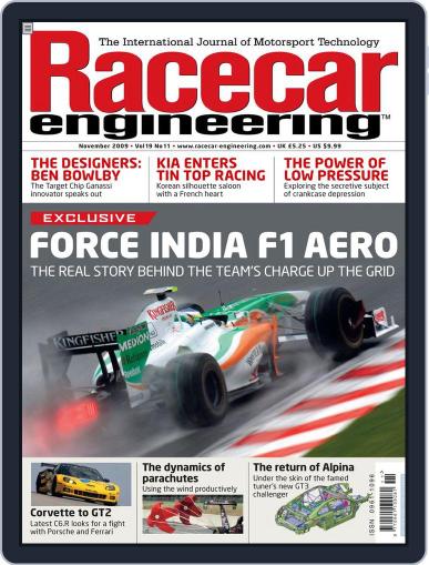 Racecar Engineering October 6th, 2009 Digital Back Issue Cover