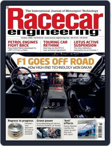 Racecar Engineering September 10th, 2009 Digital Back Issue Cover