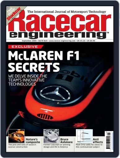 Racecar Engineering August 13th, 2009 Digital Back Issue Cover