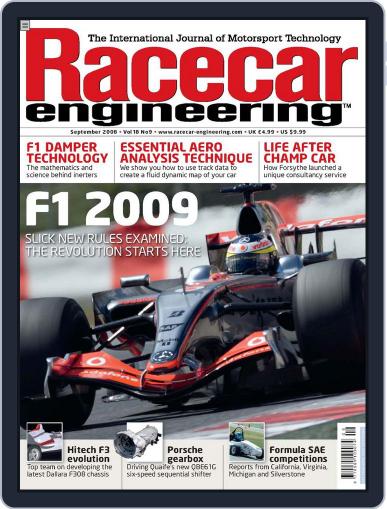 Racecar Engineering August 7th, 2008 Digital Back Issue Cover