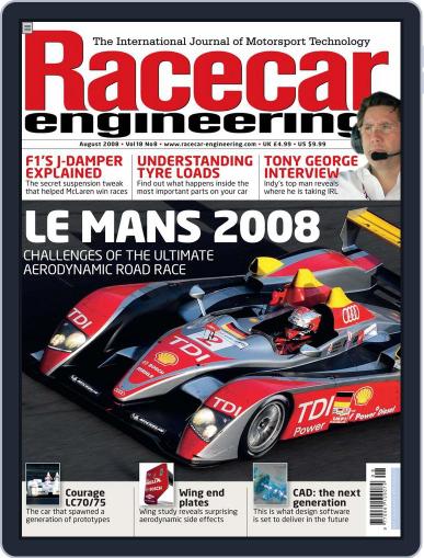 Racecar Engineering July 13th, 2008 Digital Back Issue Cover