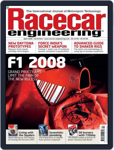 Racecar Engineering March 14th, 2008 Digital Back Issue Cover