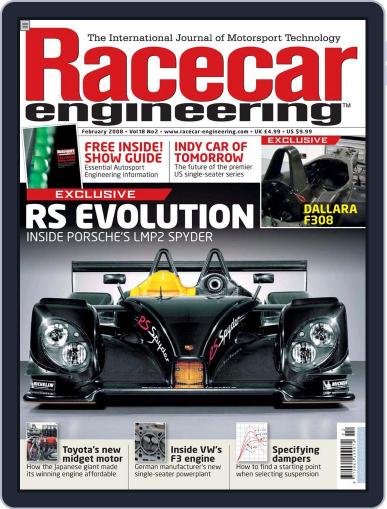 Racecar Engineering January 18th, 2008 Digital Back Issue Cover